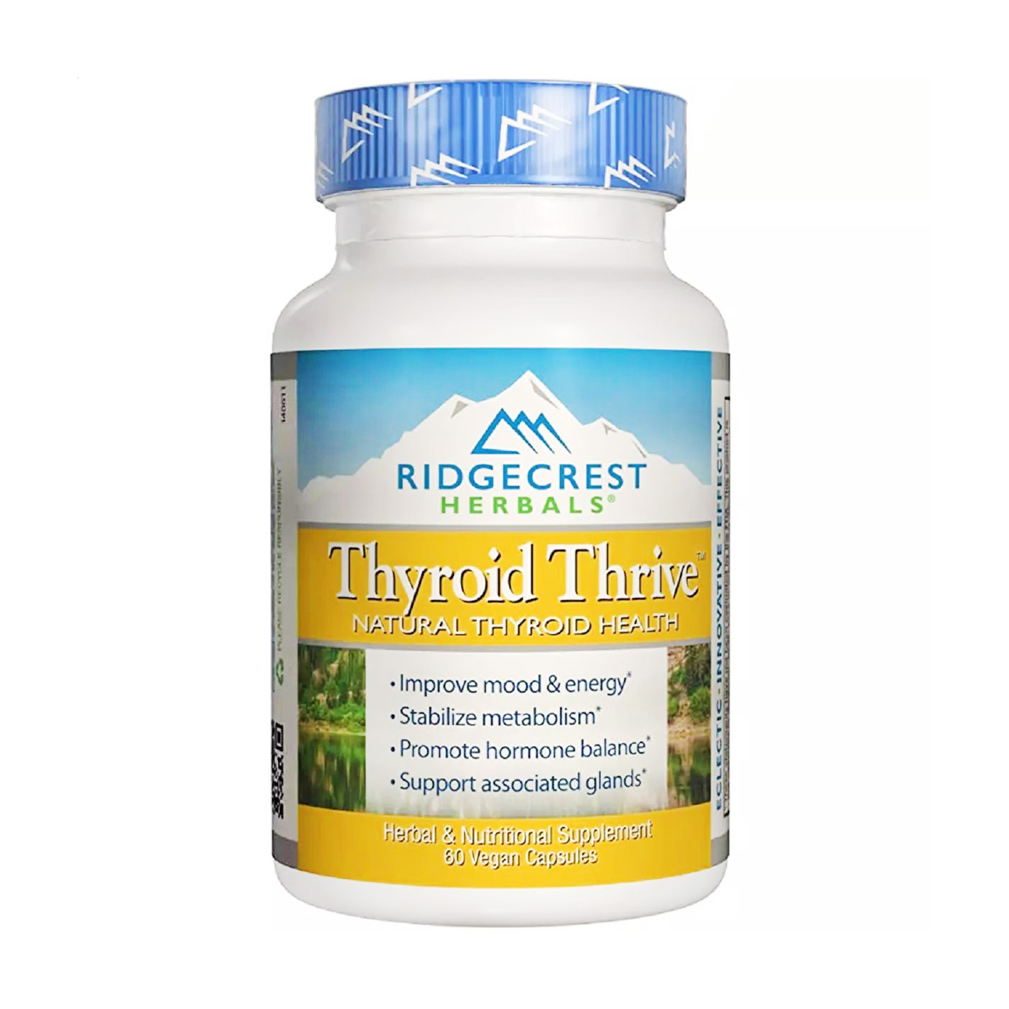 Підтримка щитовидної залози Ridgecrest Herbals Thyroid Thrive, 60 гелевих капсул